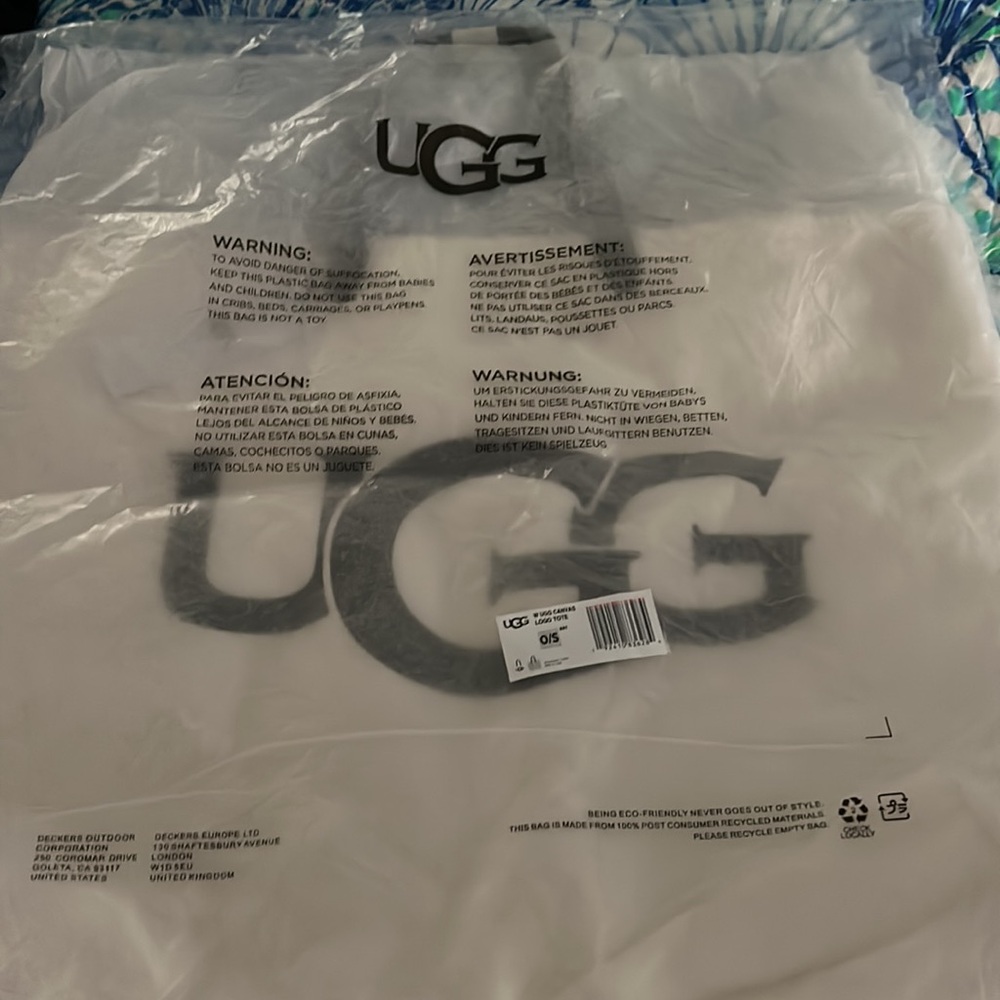 UGG Logo Canvas Tote - Picture 2 of 4